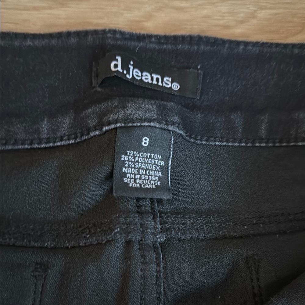 NWOT Women’s Size 8 D. Jeans Black Denim Pants